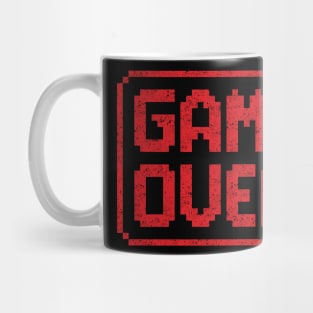 GAME OVER (Red Worn) Mug